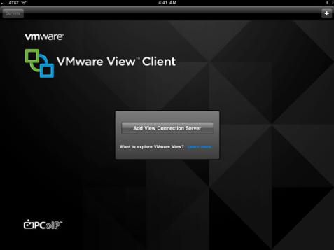 VMware View Client iPad 01