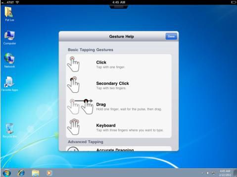 VMware View Client iPad 02