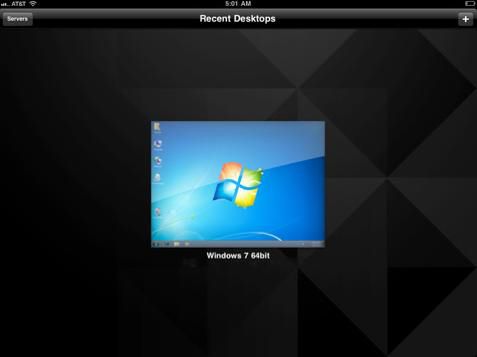 VMware View Client iPad 03