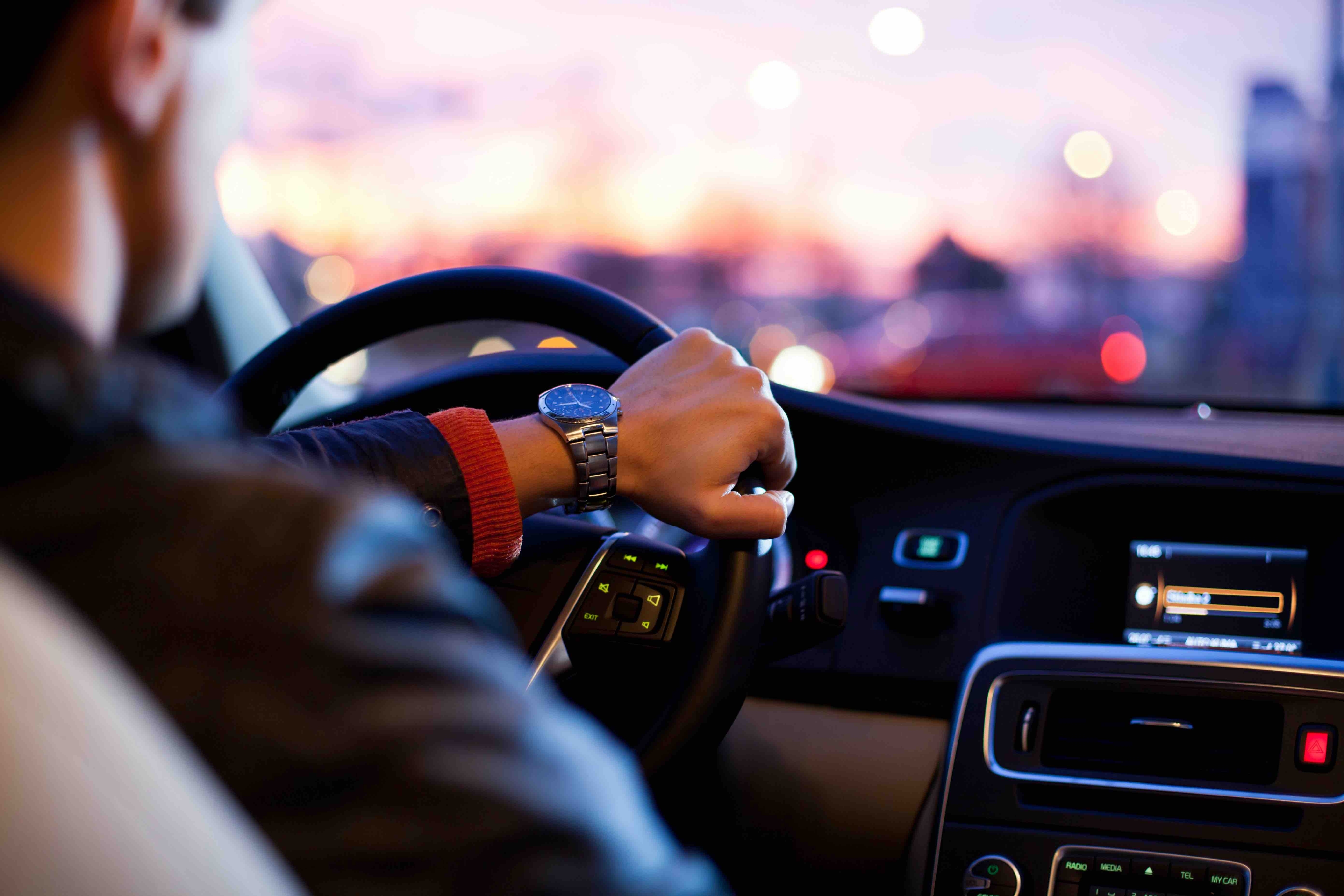 voiture conduite.