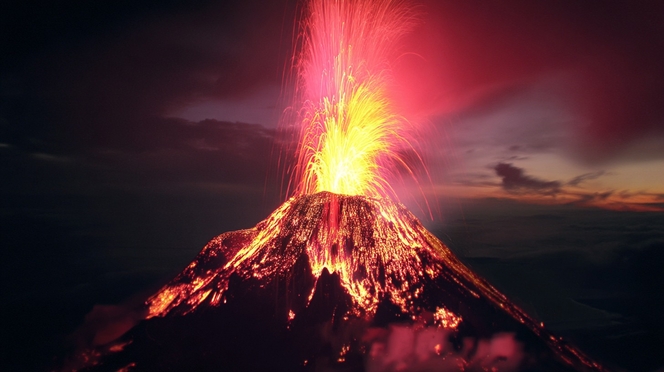 volcan eruption