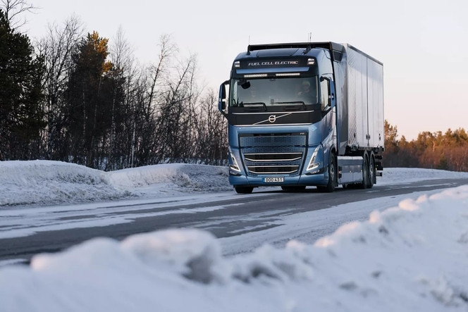 Volvo camion electrique hydrogene
