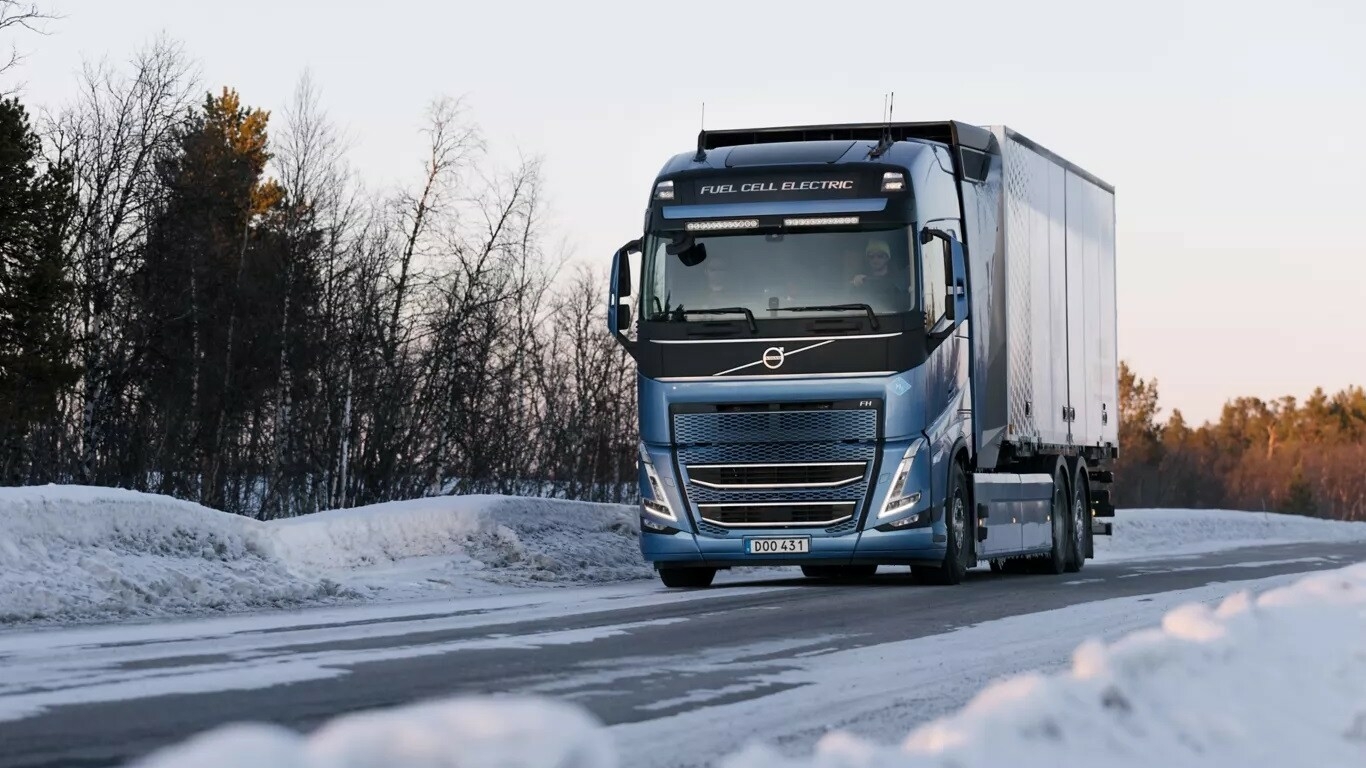 Volvo camion electrique hydrogene