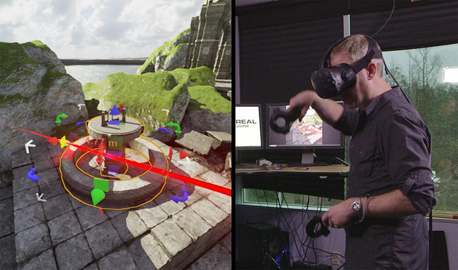 VR editor Unreal Engine