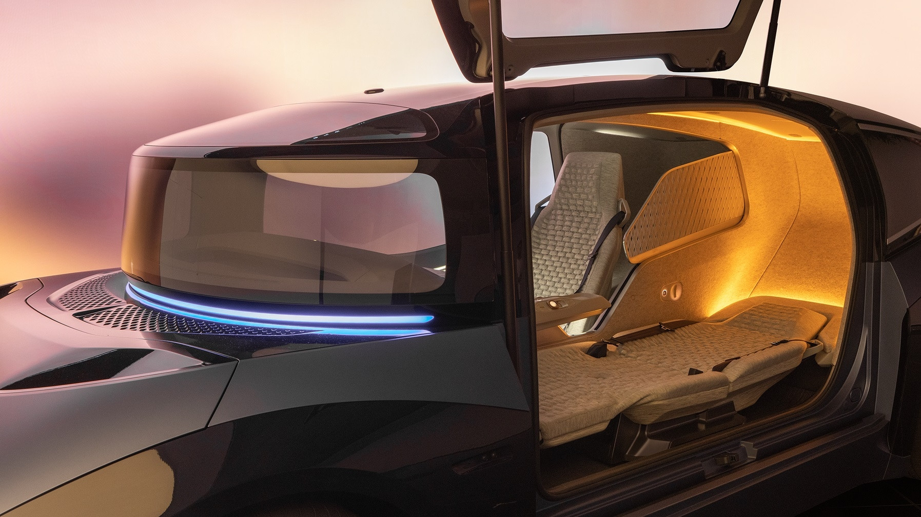 VW Gen Travel conduite autonome habitacle