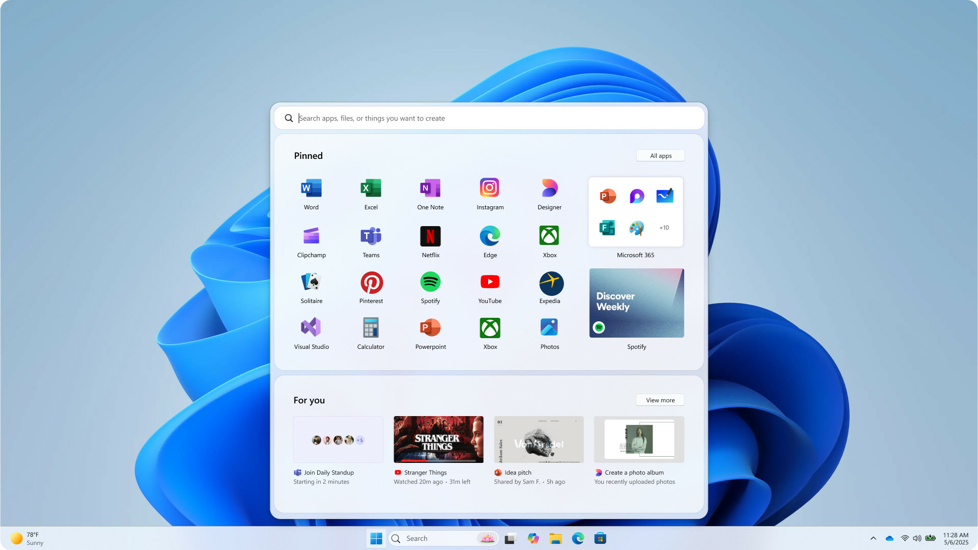 w11-menu-demarrer-concept