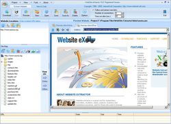 Web Site eXtractor screen2