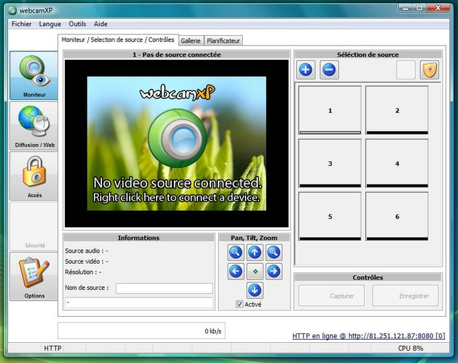 WebcamXP screen1