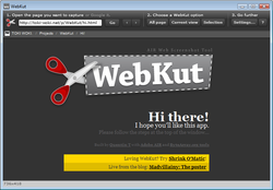 WebKut screen1