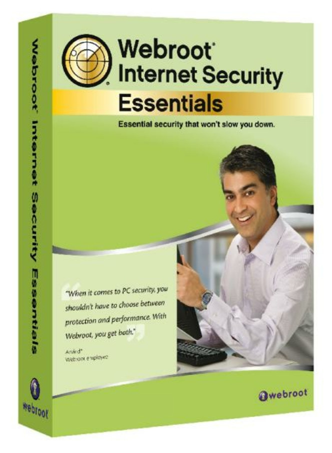 Webroot Internet Security Essentials boite