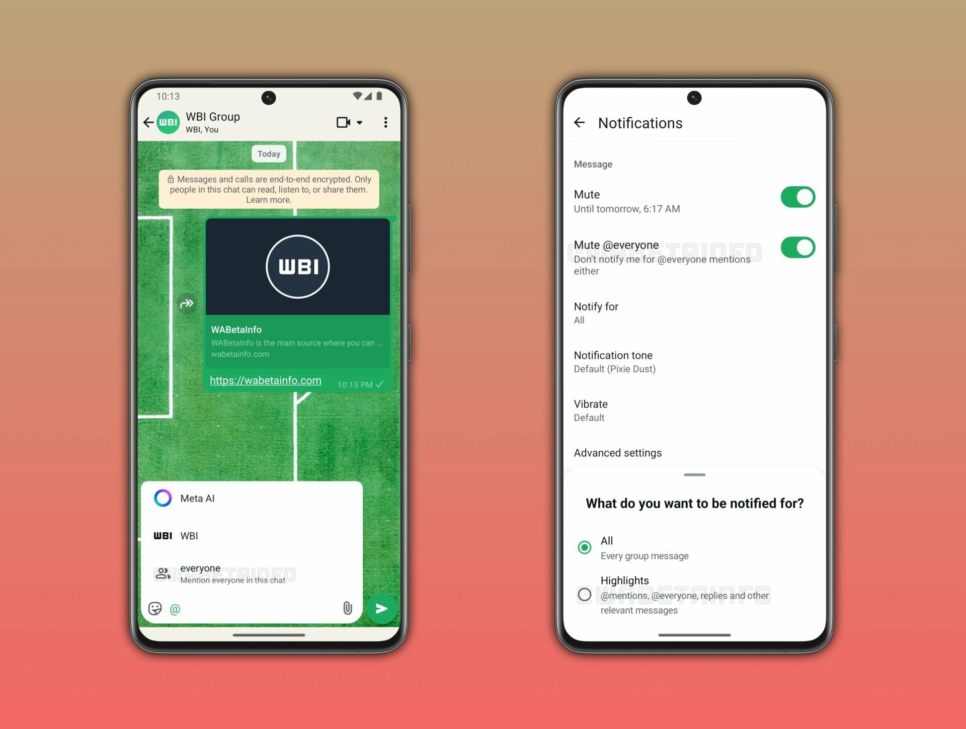 Whatsapp groupe silence