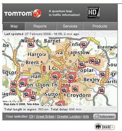 Widget TomTom HD Traffic