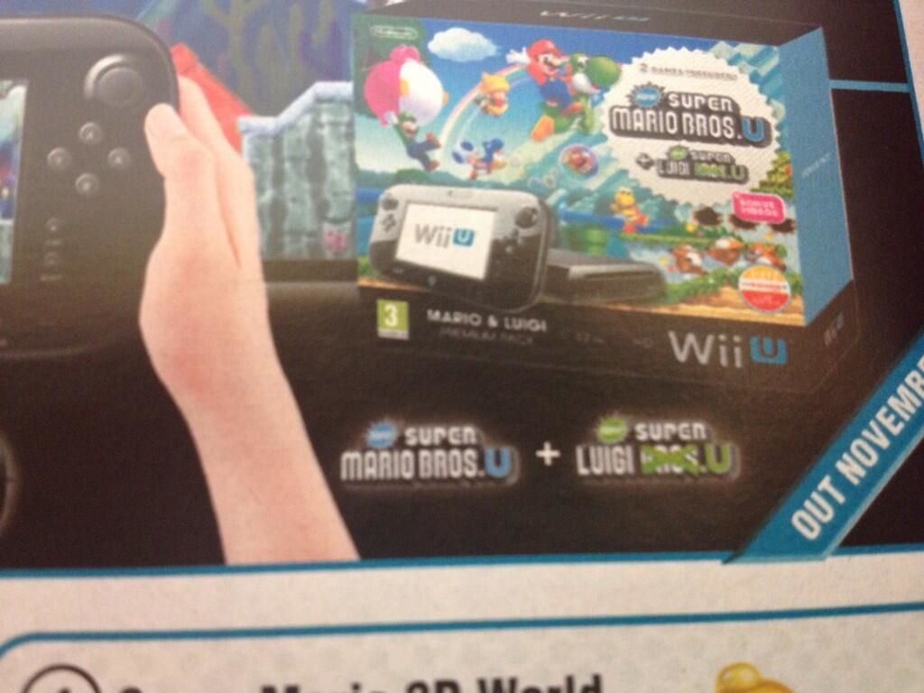 Wii U bundle New Super Mario U