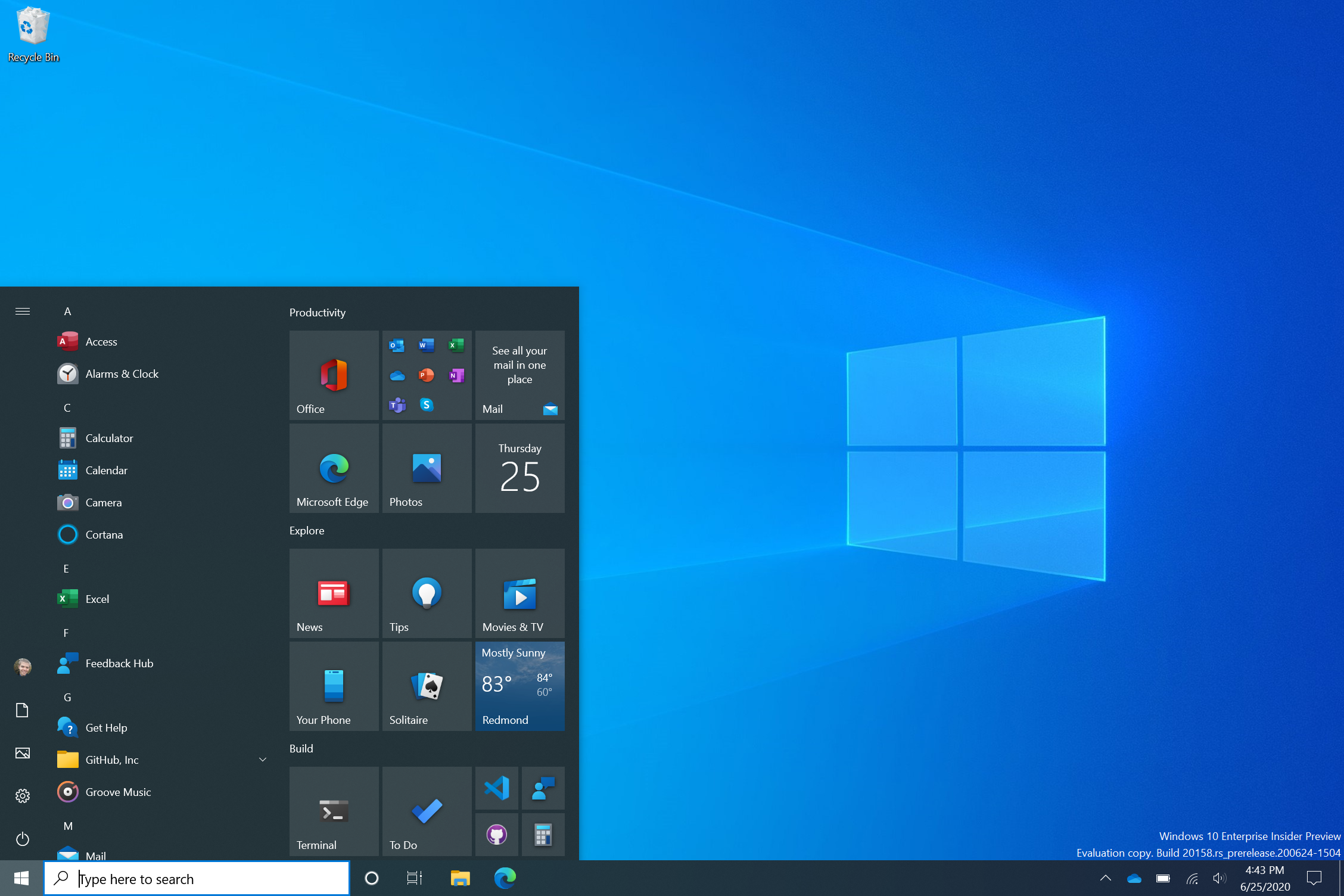 Windows 10 : on peut déjà activer le nouveau menu démarrer