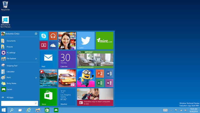 Windows-10-Preview-Menu-Demarrer