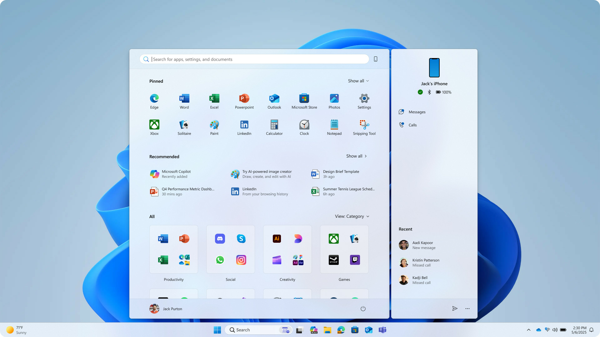 windows-11-nouveau-menu-demarrer
