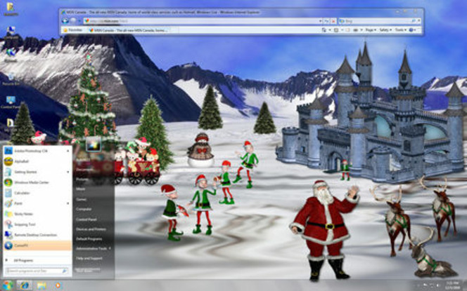 Windows 7 Christmas Theme logo