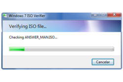 Windows 7 ISO Verifier screen1