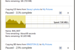 Windows 8 - transfert fichiers