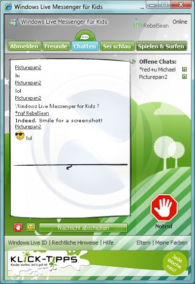Windows Live Messenger Kids 3