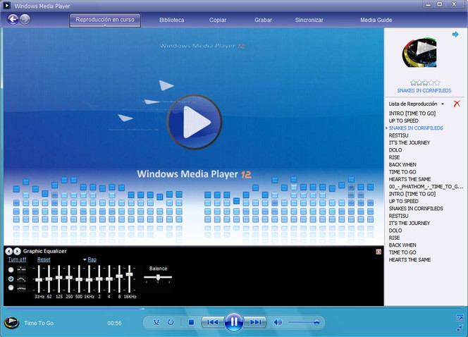 Windows Media Player 12 screen1