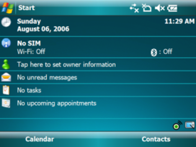Windows Mobile 6.0 / 2007 screenshots