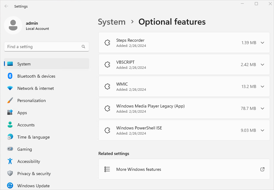 windows-vbscript-fonctionnalites-optionnelles