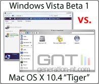 Windows vista beta 1 vs mac os tiger 10 4