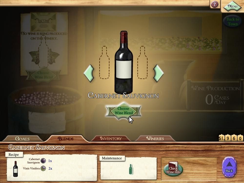 Winemaker Tycoon screen 2