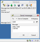WinSent Messenger Portable : une messagerie pour communiquer sur un réseau local