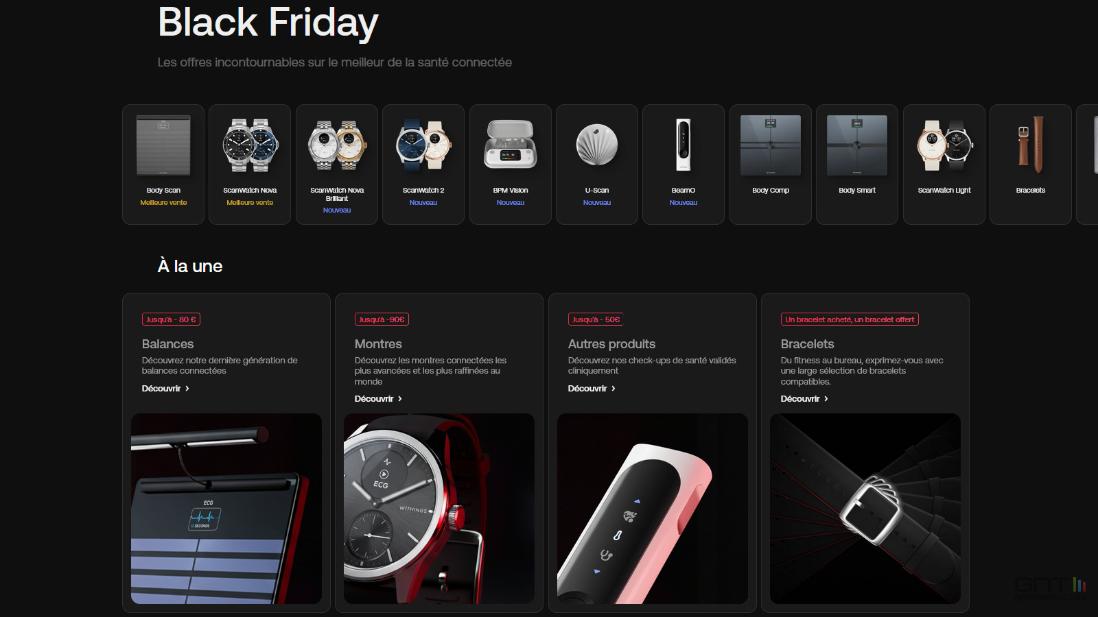 La santé connectée de Withings est à prix réduit pour le Black Friday