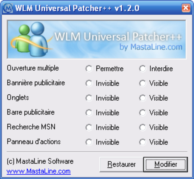 WLM Universal Patcher++ screen1