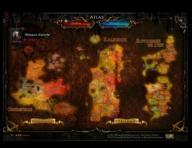 WoW - Atlas interactif