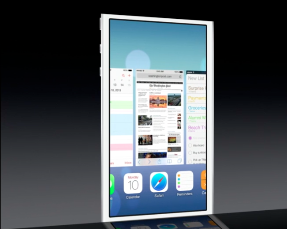 WWDC Apple iOS 7 multitasking 2