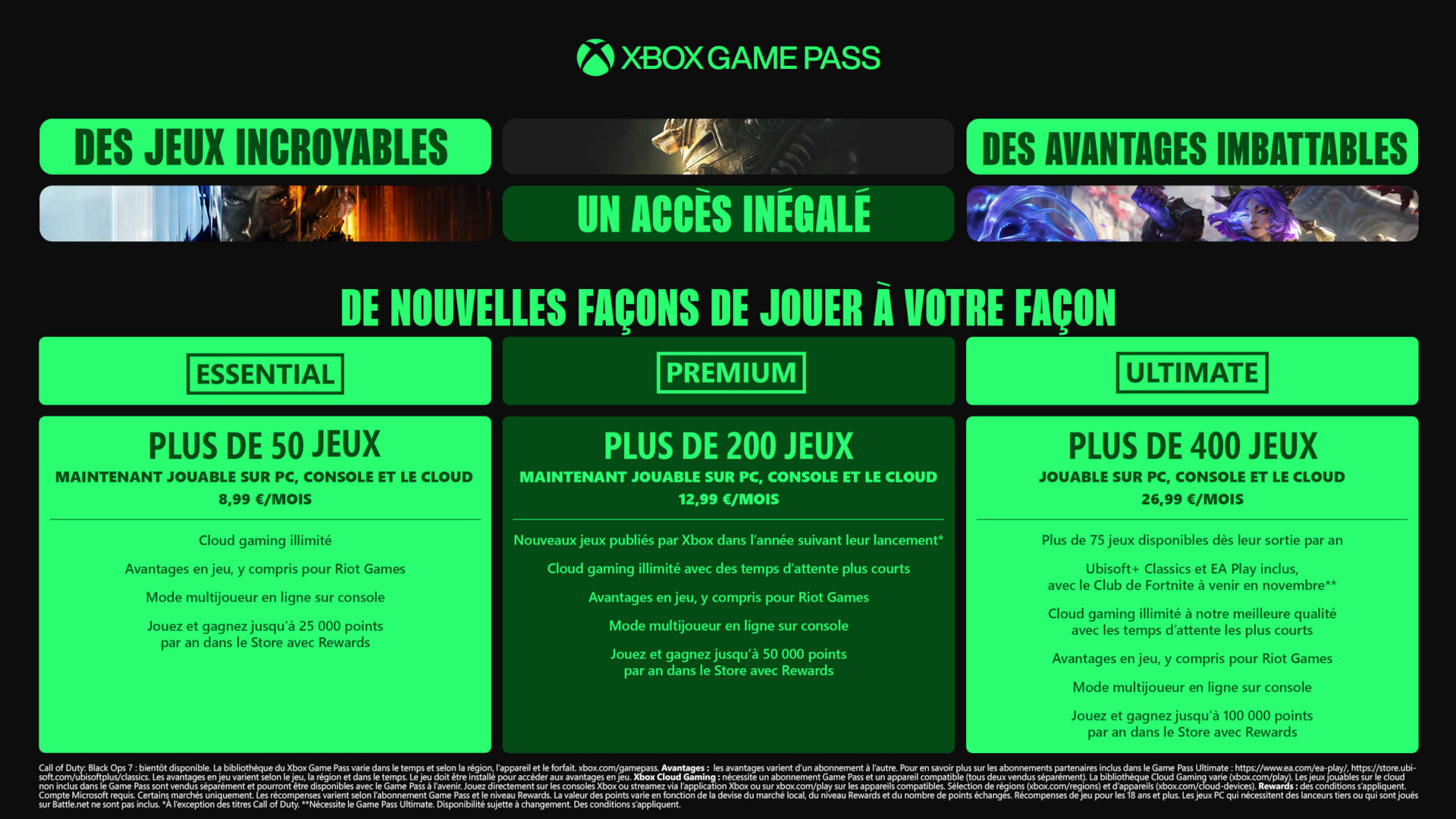 xbox-game-pass-nouvelles-formules