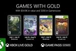 Xbox Games with Gold juillet 2022