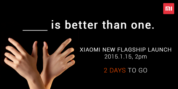 Xiaomi 15 janvier
