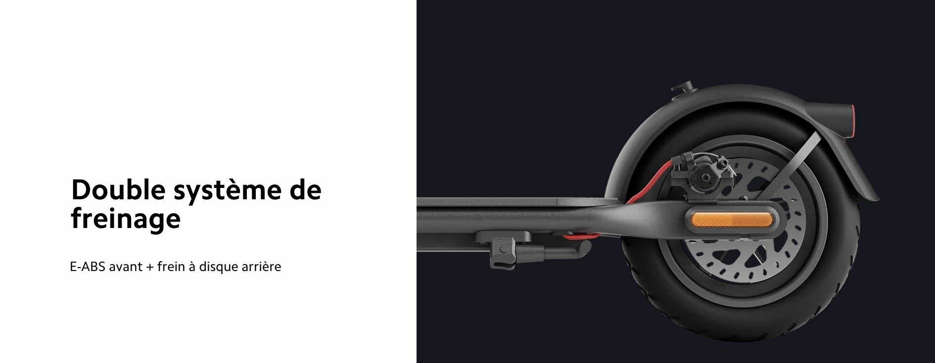 Xiaomi Electric Scooter 4 - syste?me de freinage