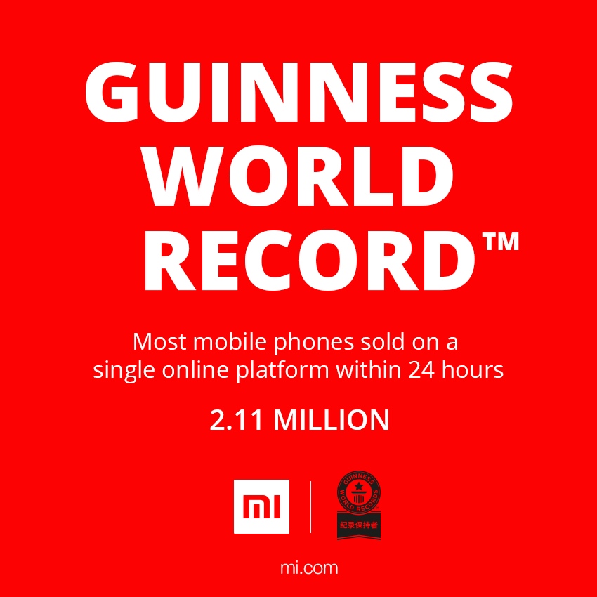 Xiaomi Guinness World Records teaser