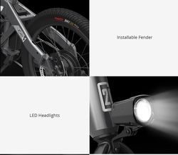 Xiaomi Himo C20 - Vélo garde-boue et phare avant
