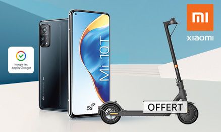 Orange & Sosh : trottinette électrique Electric Scooter Essential offerte pour l'achat d'un Xiaomi Mi 10T 5G