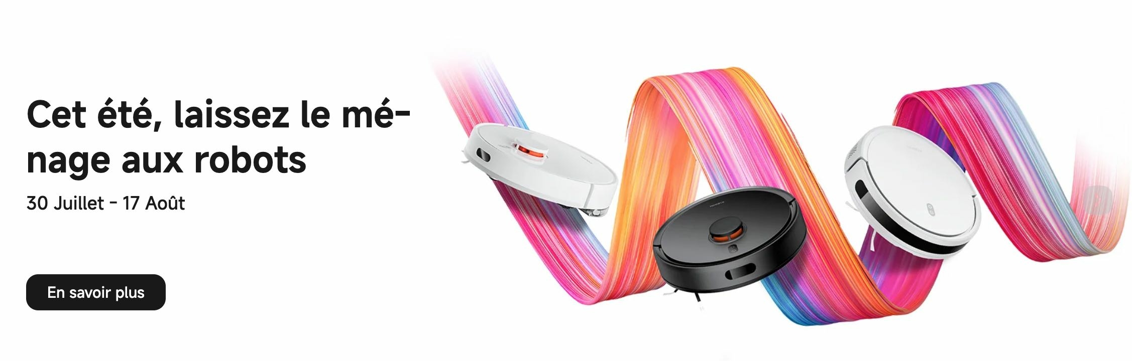 Xiaomi - ope?ration aspirateurs robots