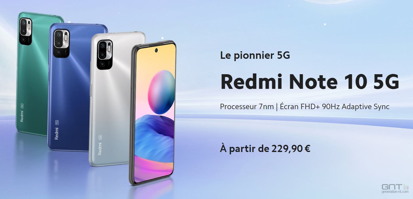 Le Redmi Note 10 Pro 128Go à 269€ aujourd'hui !