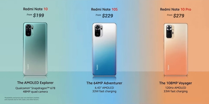Xiaomi Redmi Note 10 et Note 10 Pro en lancement mondial depuis la France Ã  prix rÃ©duit Ã  partir de 163 â‚¬