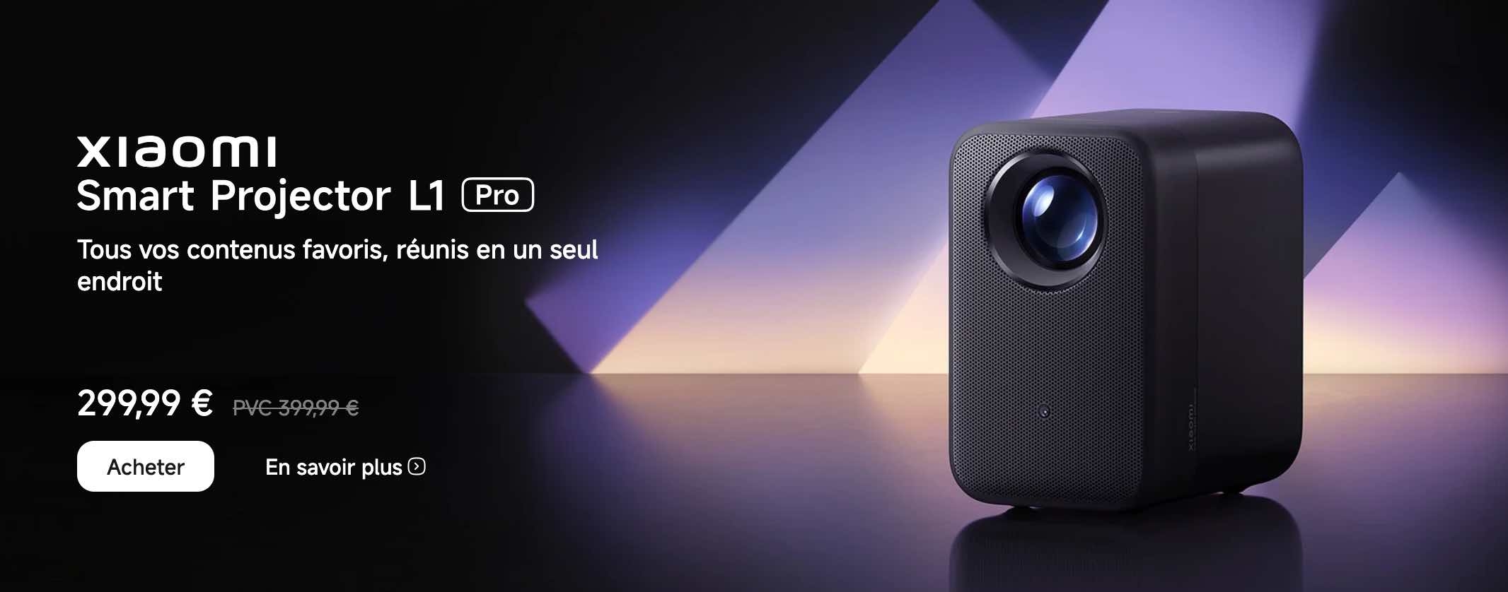 Xiaomi Smart Projector L1 Pro promotion