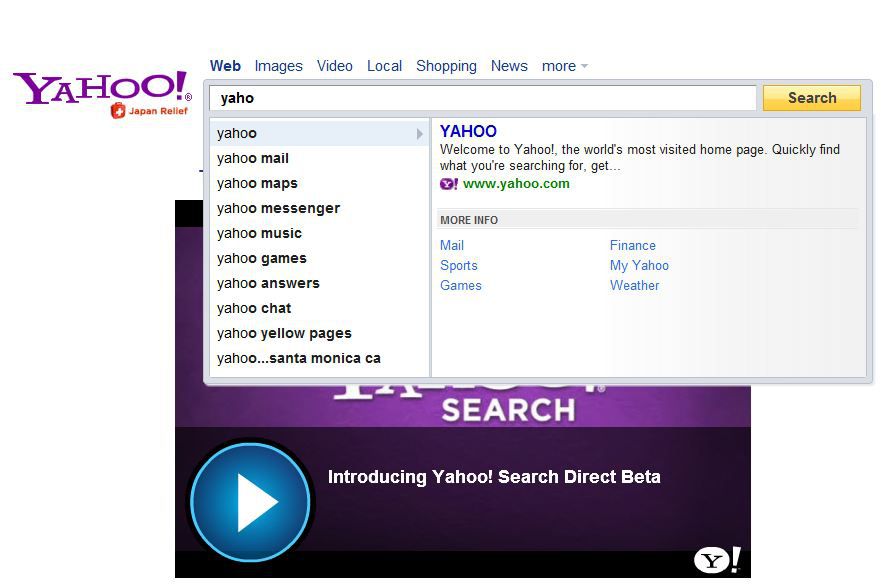 Yahoo-Direct-Search