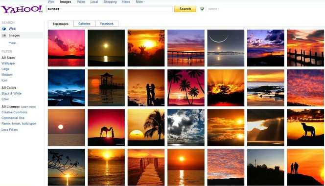 yahoo-image-search-sunset