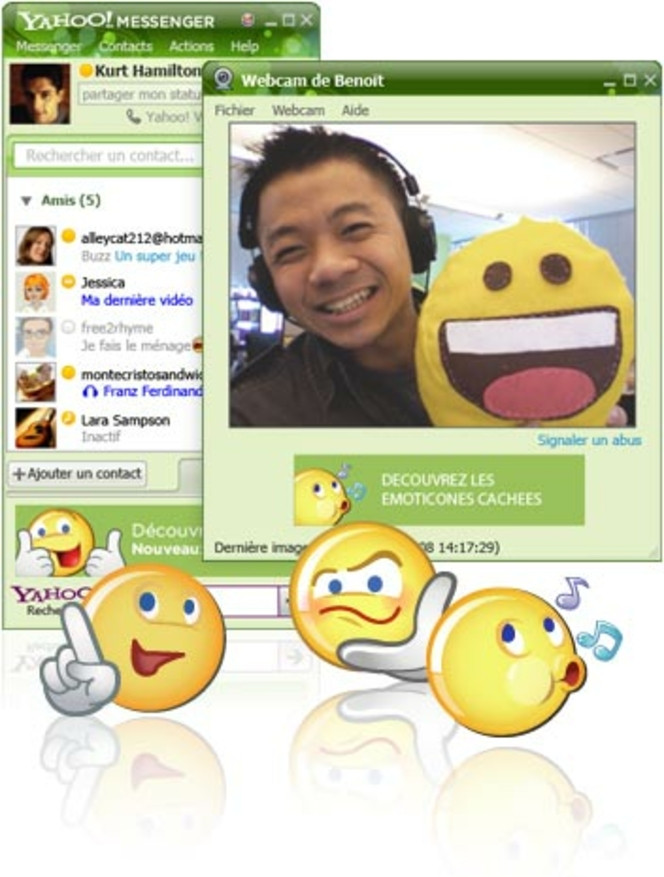 Yahoo! Messenger screen 1