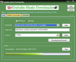 Youtube Music Downloader screen1