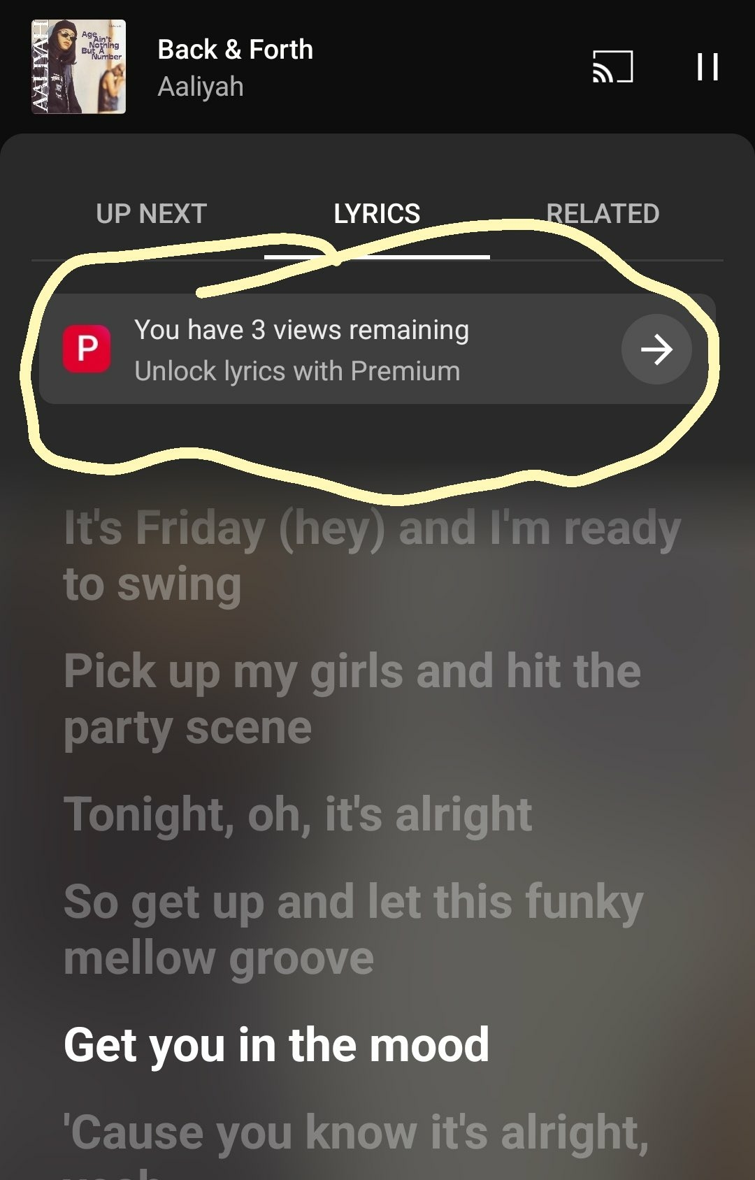 YouTube Music paroles - Reddit Xinfinte 